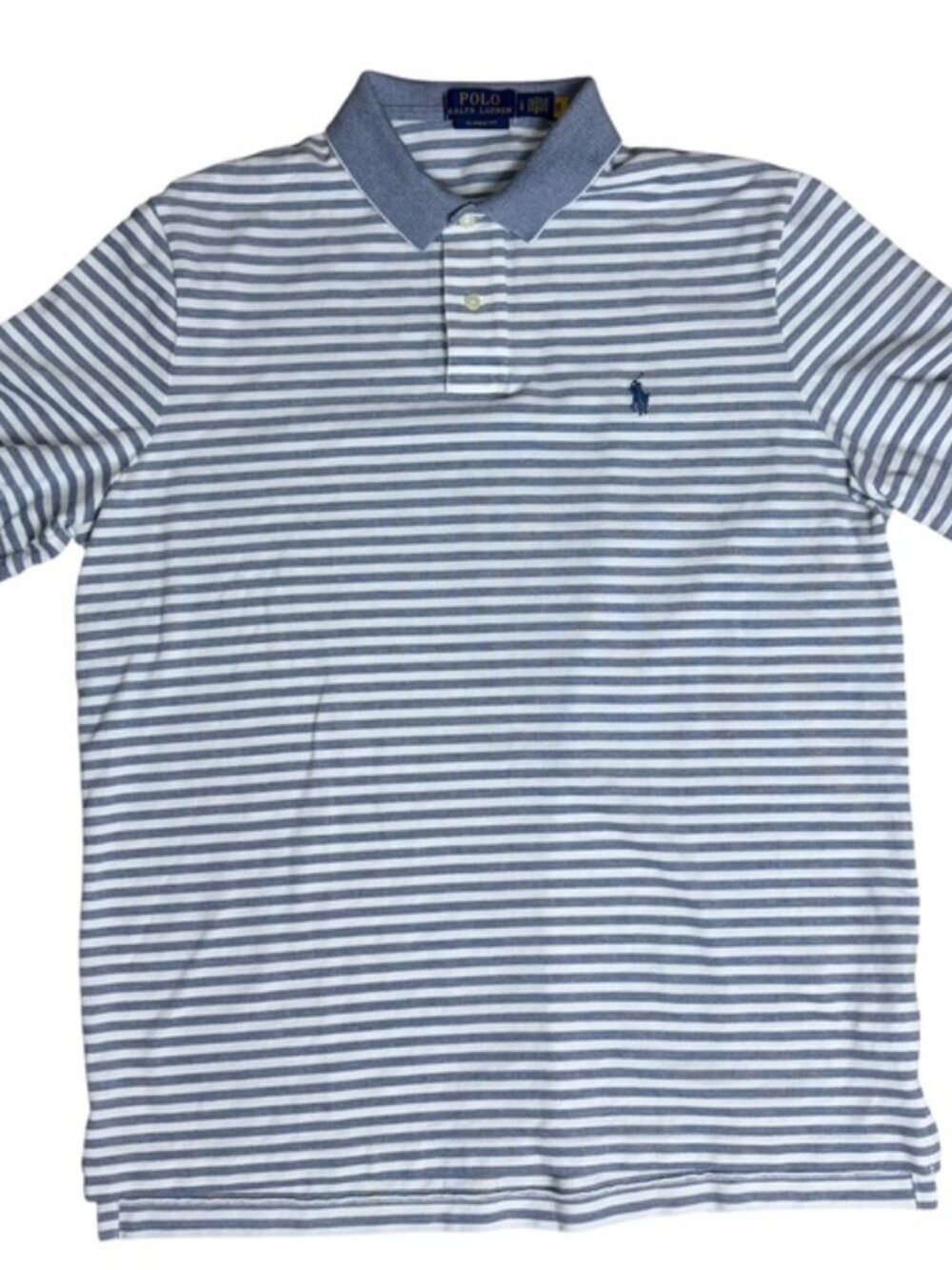 Polo Ralph Lauren Striped S/S Polo Size L